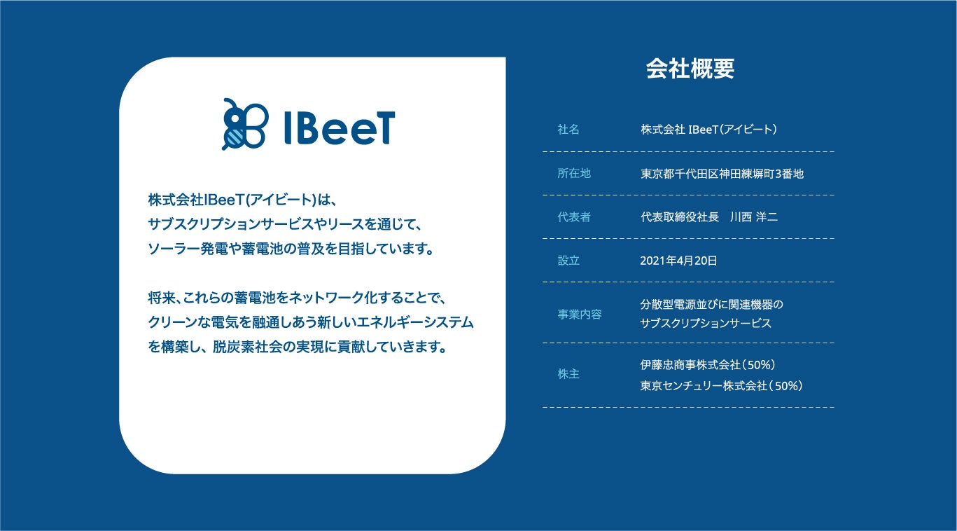 IBeeT会社概要